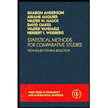Cover Image For ANDERSON STATISTICAL METH