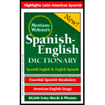 Cover Image For MERRIAM SPANISH/ENGLISH  