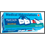 Cover Image For Medical Abbreviations Flash Cards