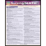 Cover Image For BARCHARTS NURSING MATH   