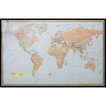 Cover Image For BARCHARTS WORLD MAP LAMINATED