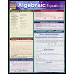 Cover Image For BARCHART ALGEBRAIC EQUATIONS
