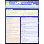 Cover Image For BARCHARTS GUIDE-APA GUIDE