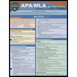 Cover Image For BARCHARTS APA/MLA GUIDELINES
