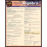 Cover Image For QUICKSTUDY Elementary Algebra